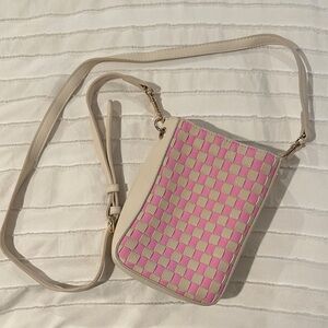 Universal Thread Pink and Cream Crossbody Bag